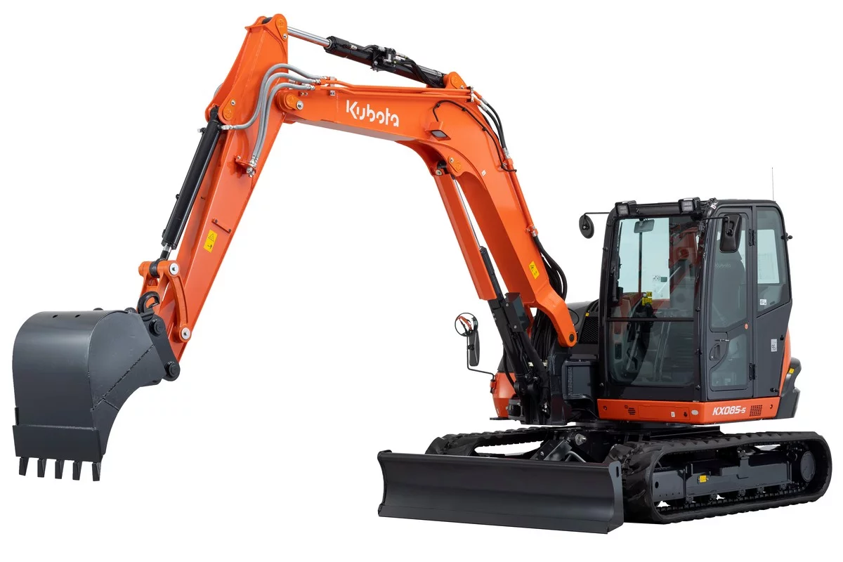 Kubota launches next-generation 8 tonne mini-excavator