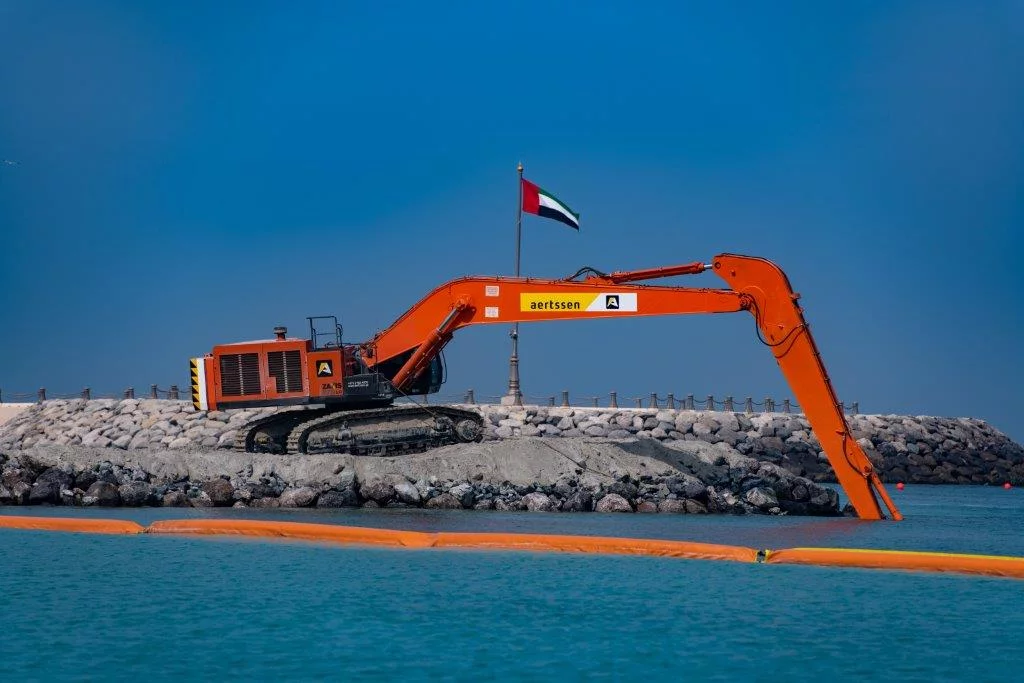 Aertssen jobsite Palm Jumeirah - Dubai