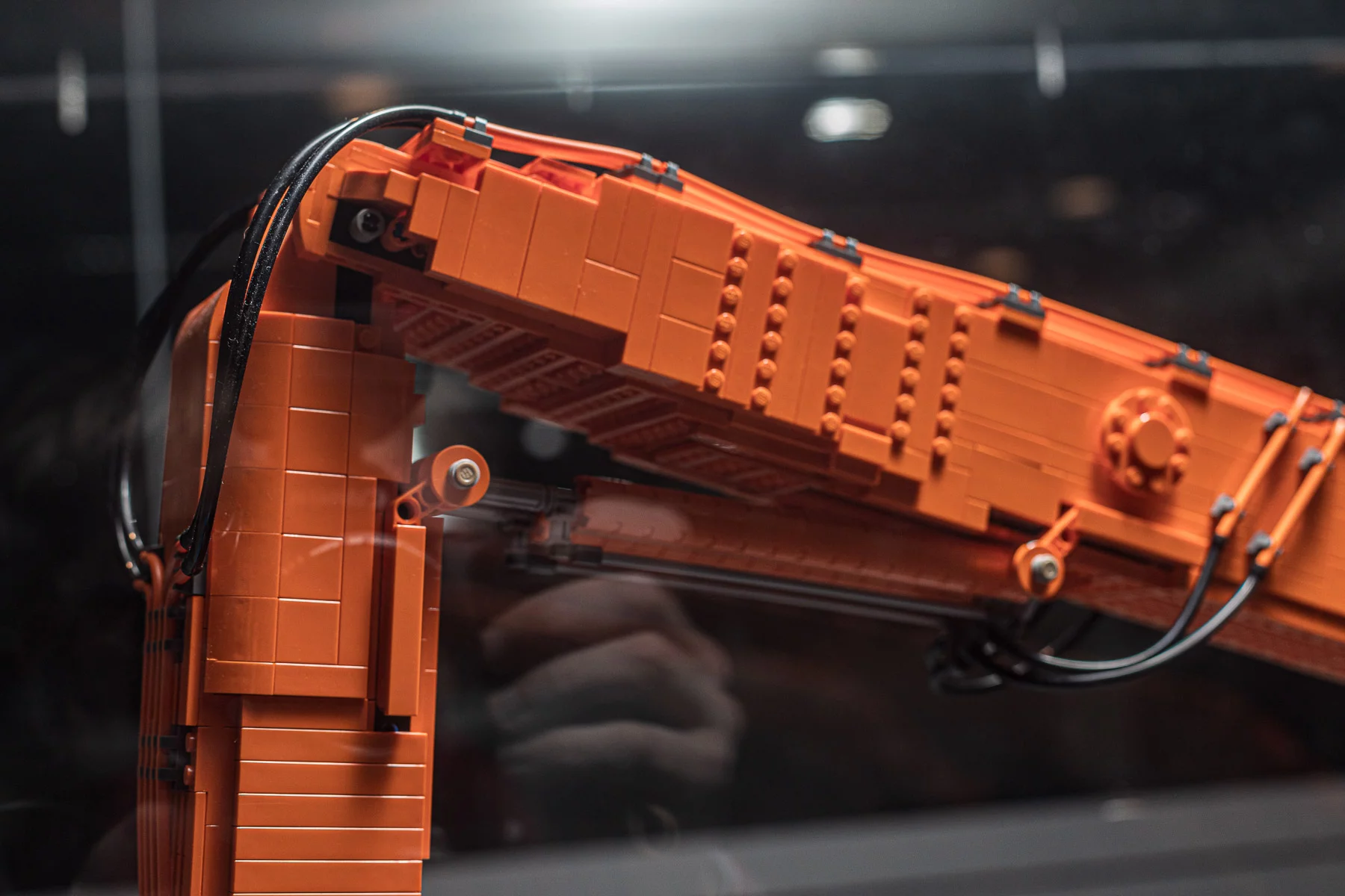 Lego® scale model EX1900 SL 40 meters and EX1200-7 with 2-piece boom