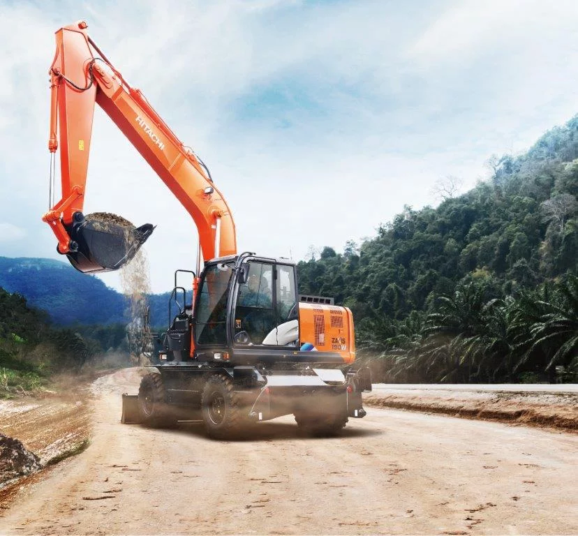 New arrival WHEELED EXCAVATORS