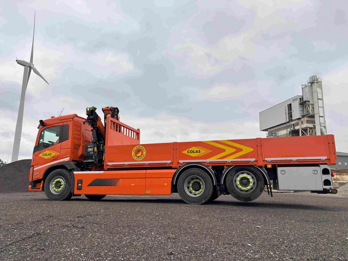 Colas Belgium puts first Volvo FM Electric into service