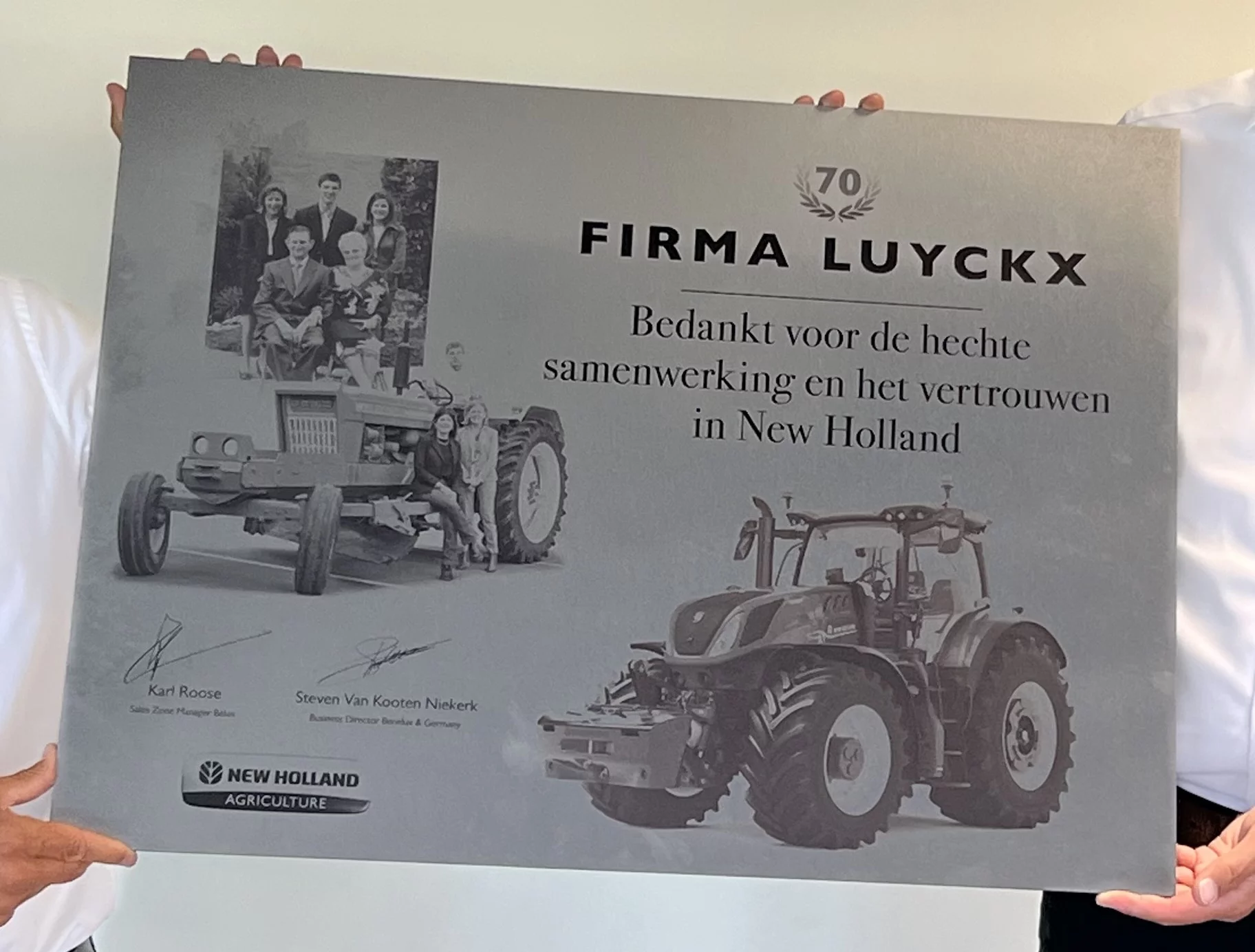 A beautiful gift from New Holland