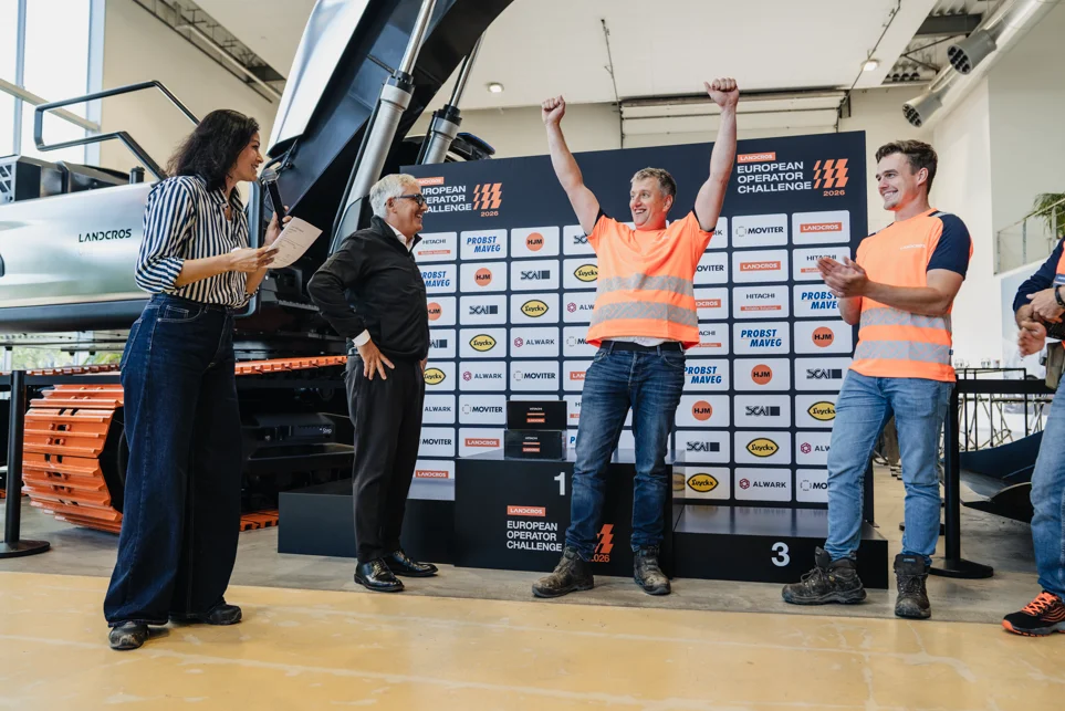 Guy Jacobs wins the international LANDCROS Operator Challenge