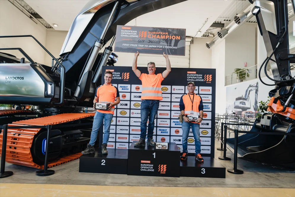 Guy Jacobs wins the international LANDCROS Operator Challenge