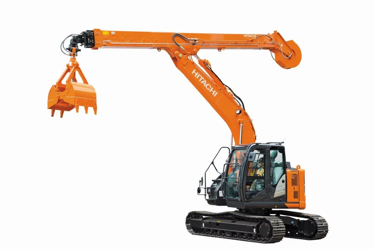HITACHI presents smallest telescopic arm excavator