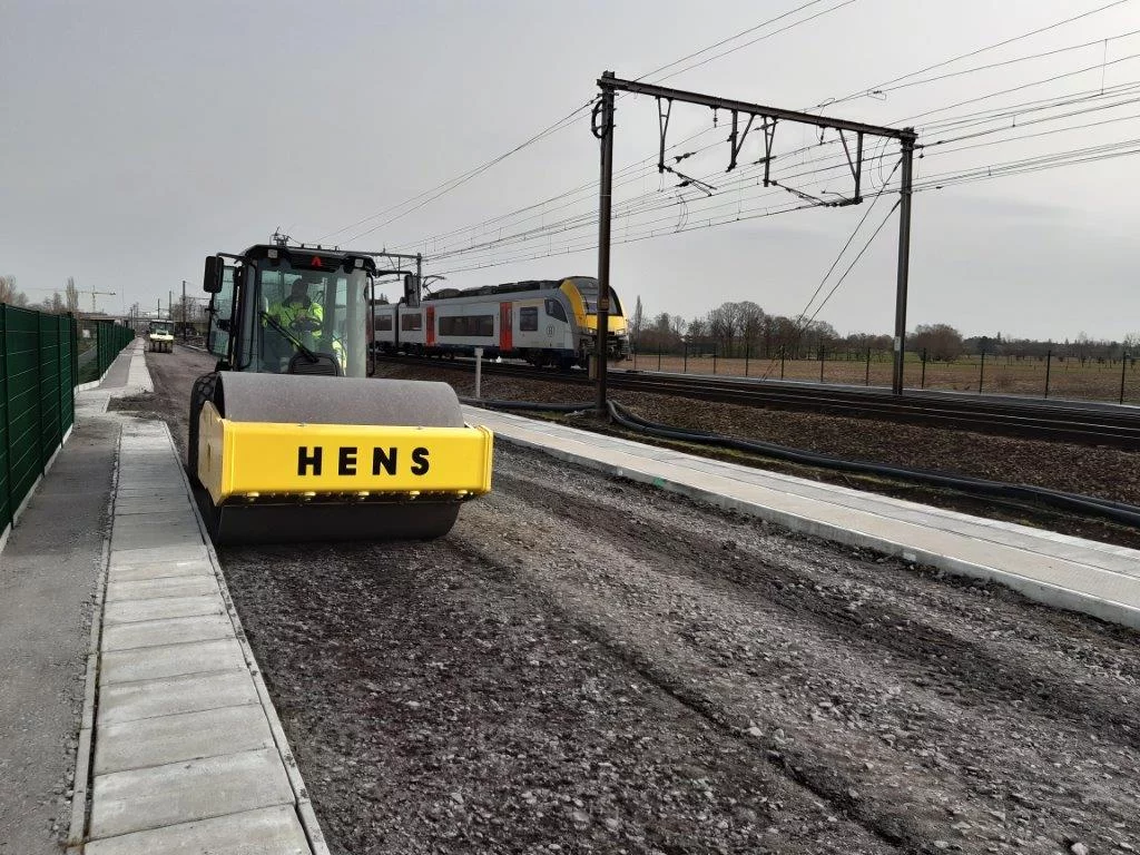 Ammann Compactors Lay Foundation for Rail Line Expansion by Hens