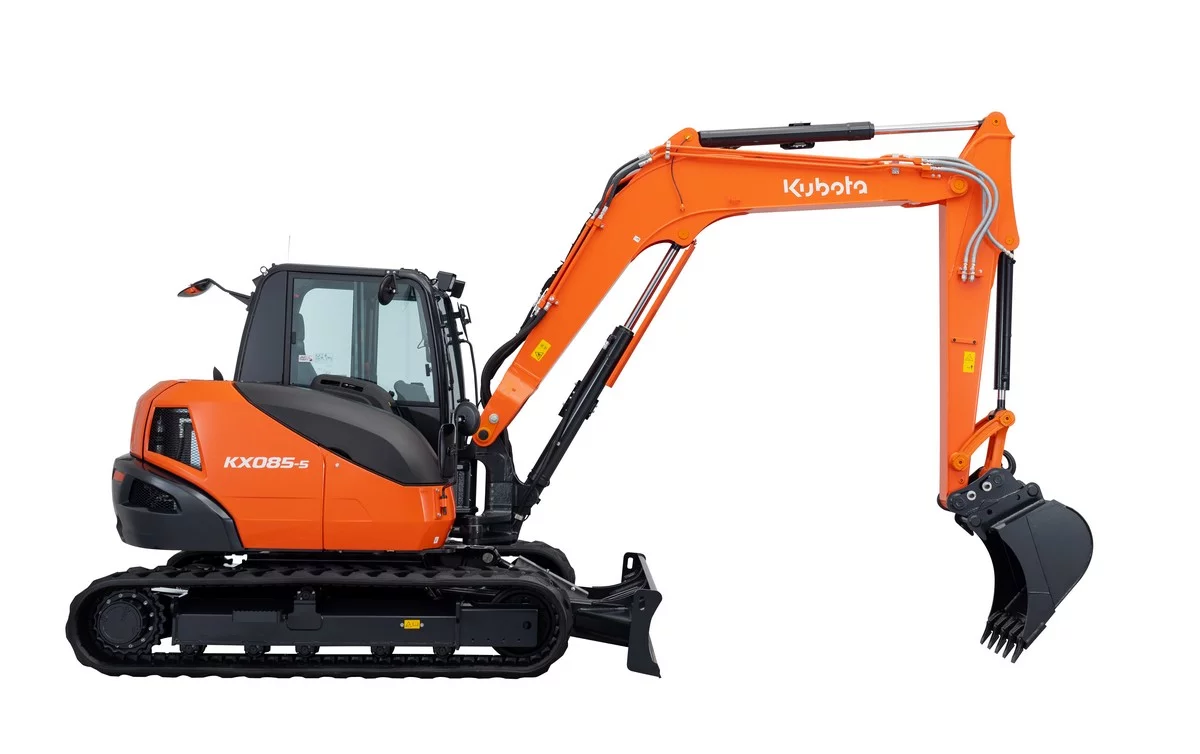 Kubota launches next-generation 8 tonne mini-excavator