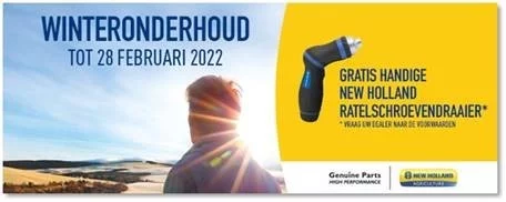 Winter maintenance: time for a check-up of your New Holland