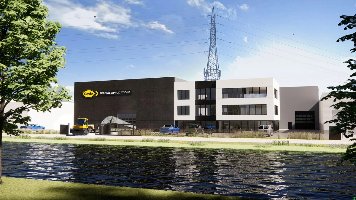 Luyckx expands: drone images show new site