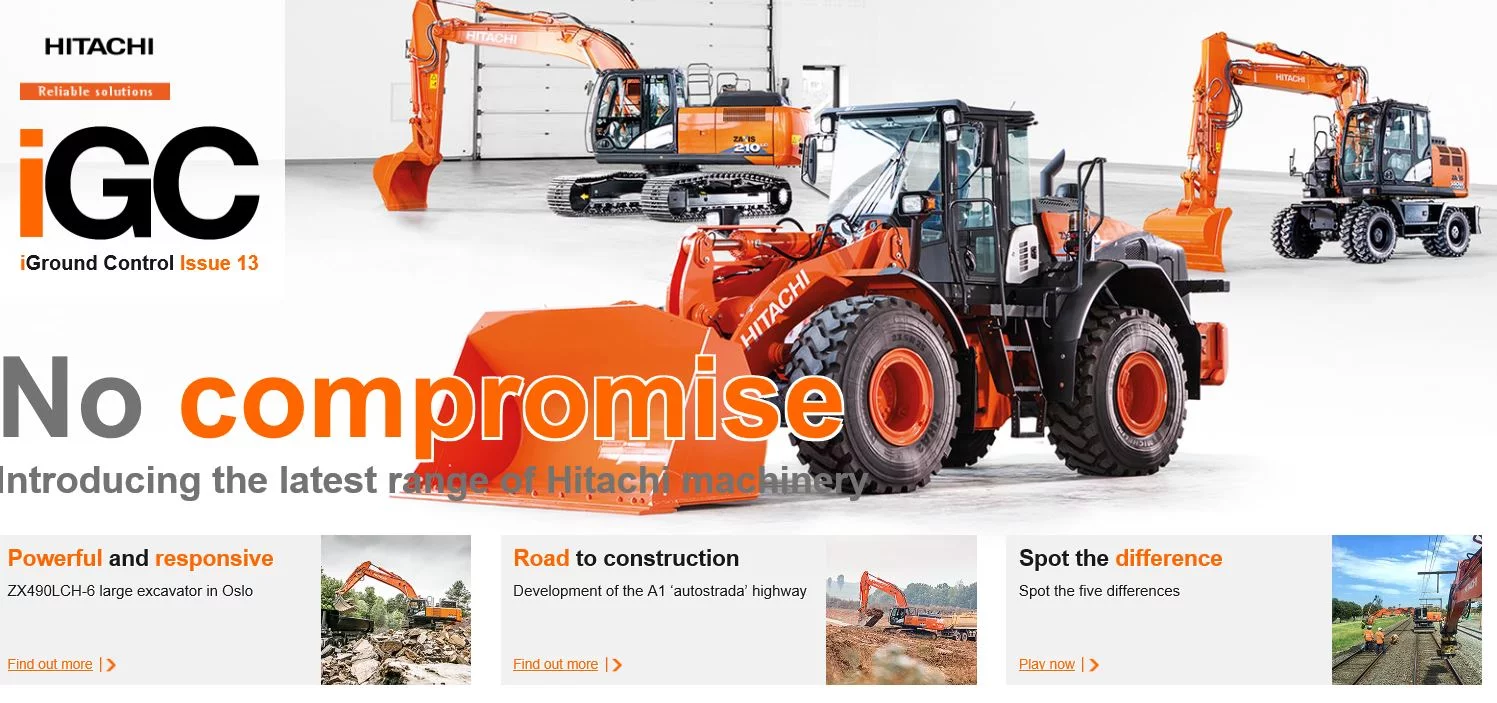 Hitach iground control 13