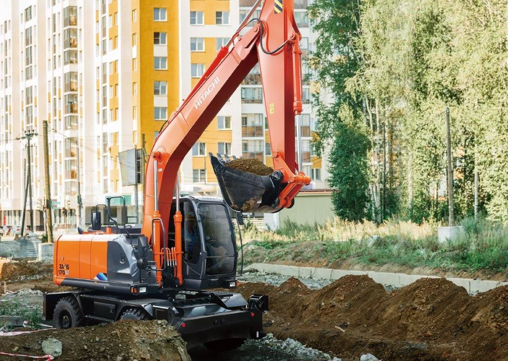 New arrival WHEELED EXCAVATORS