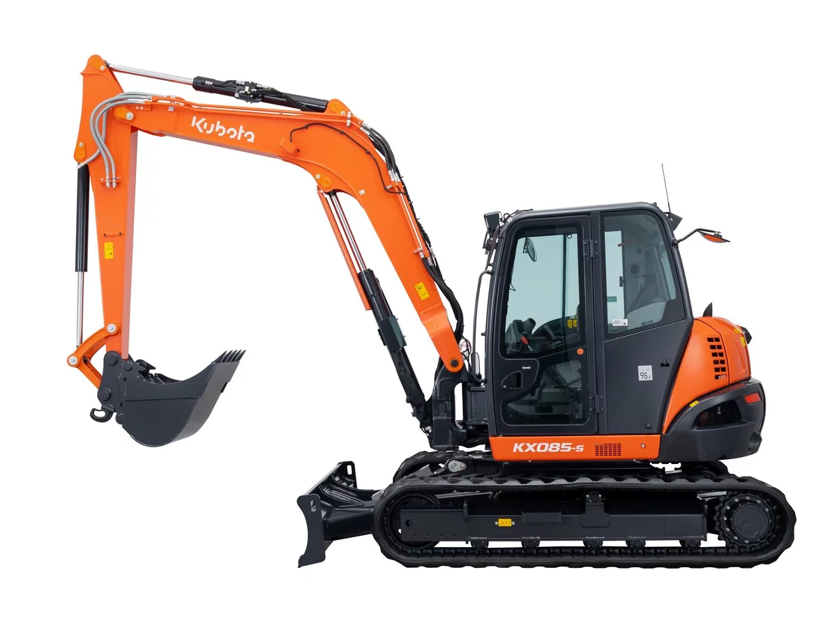 Kubota launches next-generation 8 tonne mini-excavator