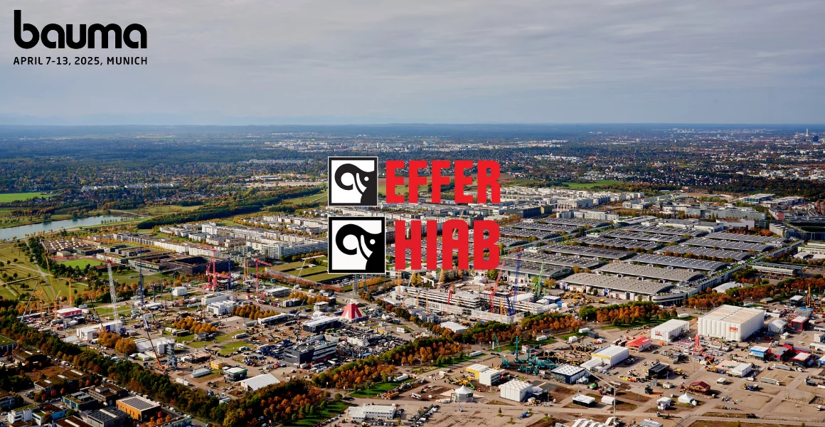 Discover the latest models from HIAB and EFFER at bauma 2025