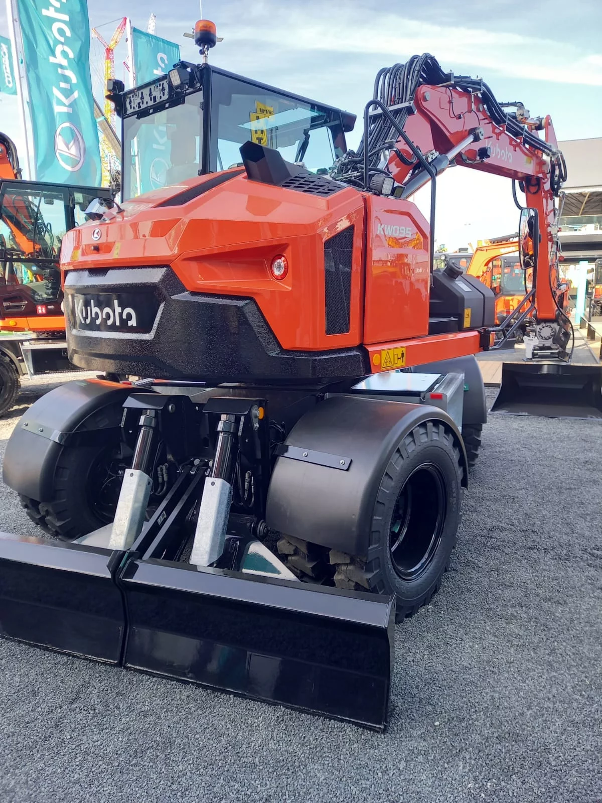 Kubota unveils new wheeled excavators at bauma 2025