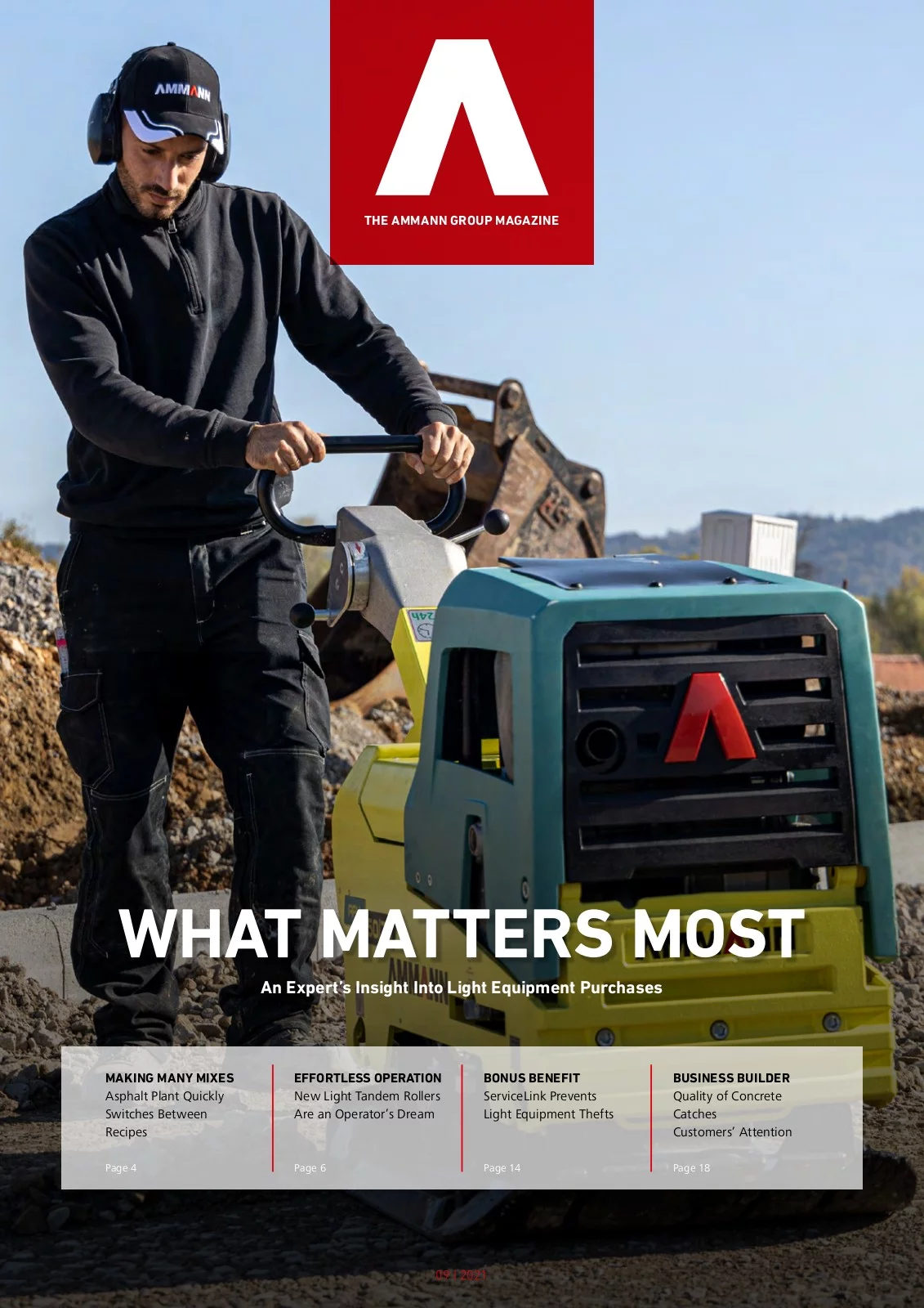 Ammann customer magazine - September 2021