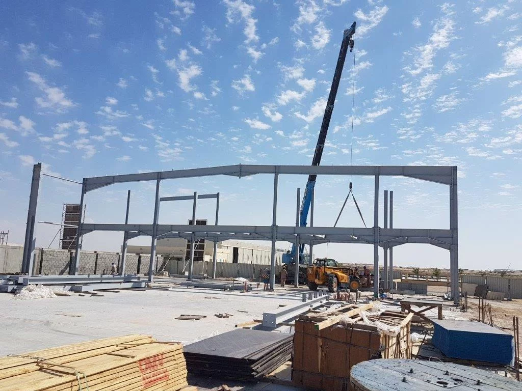 Progress new facilities under construction - Middle East Crane