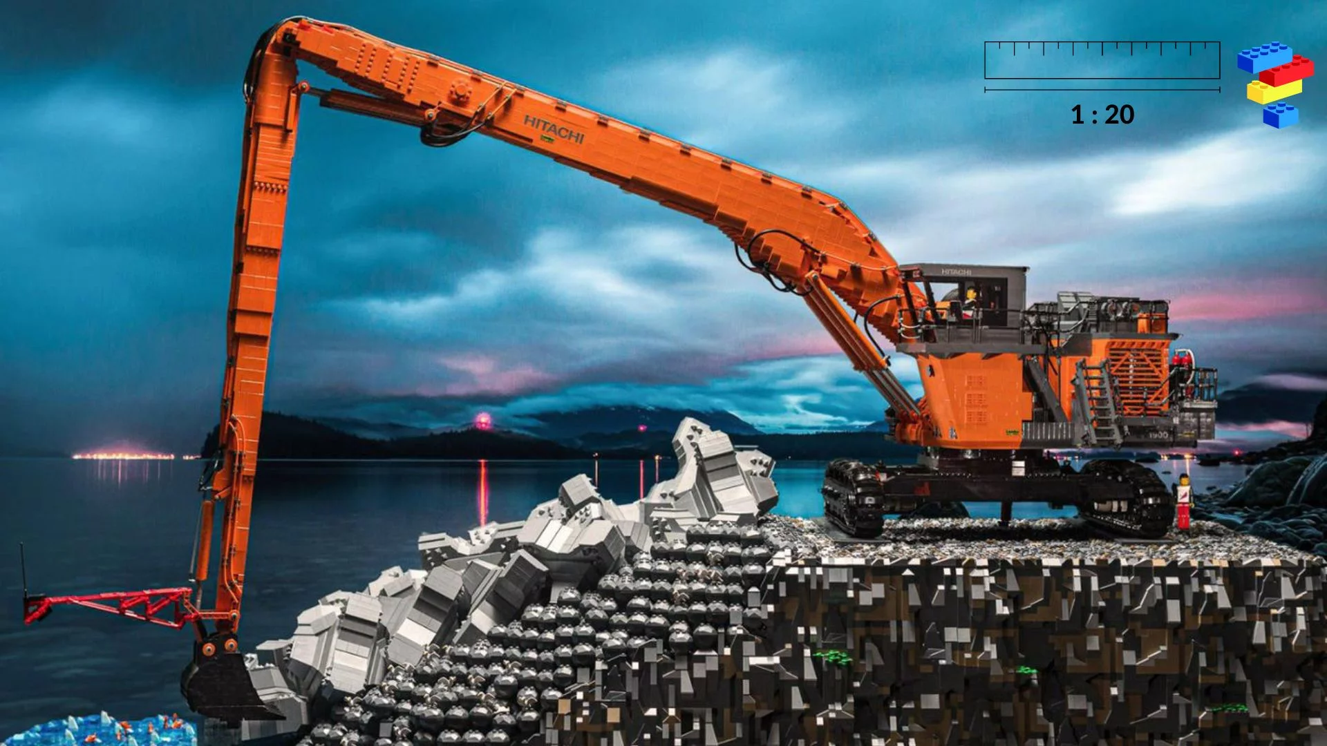 Collection LEGO® Hitachi scale models