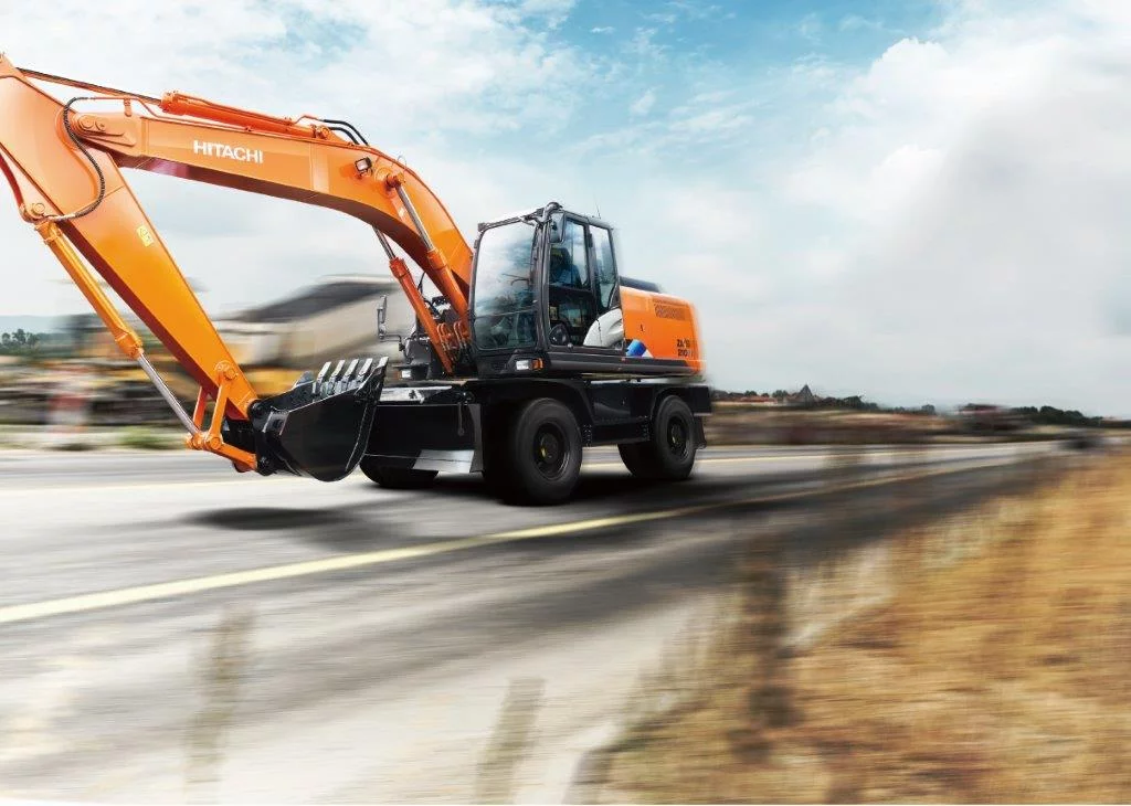 New arrival WHEELED EXCAVATORS