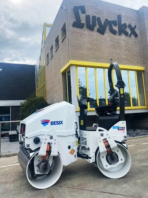 Belgian Scoop: First Electric Ammann Roller eARX 26-2 at BESIX Infra