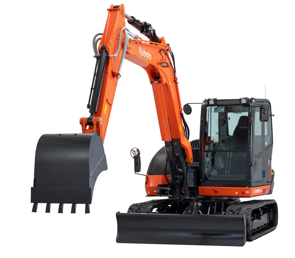 Kubota launches next-generation 8 tonne mini-excavator