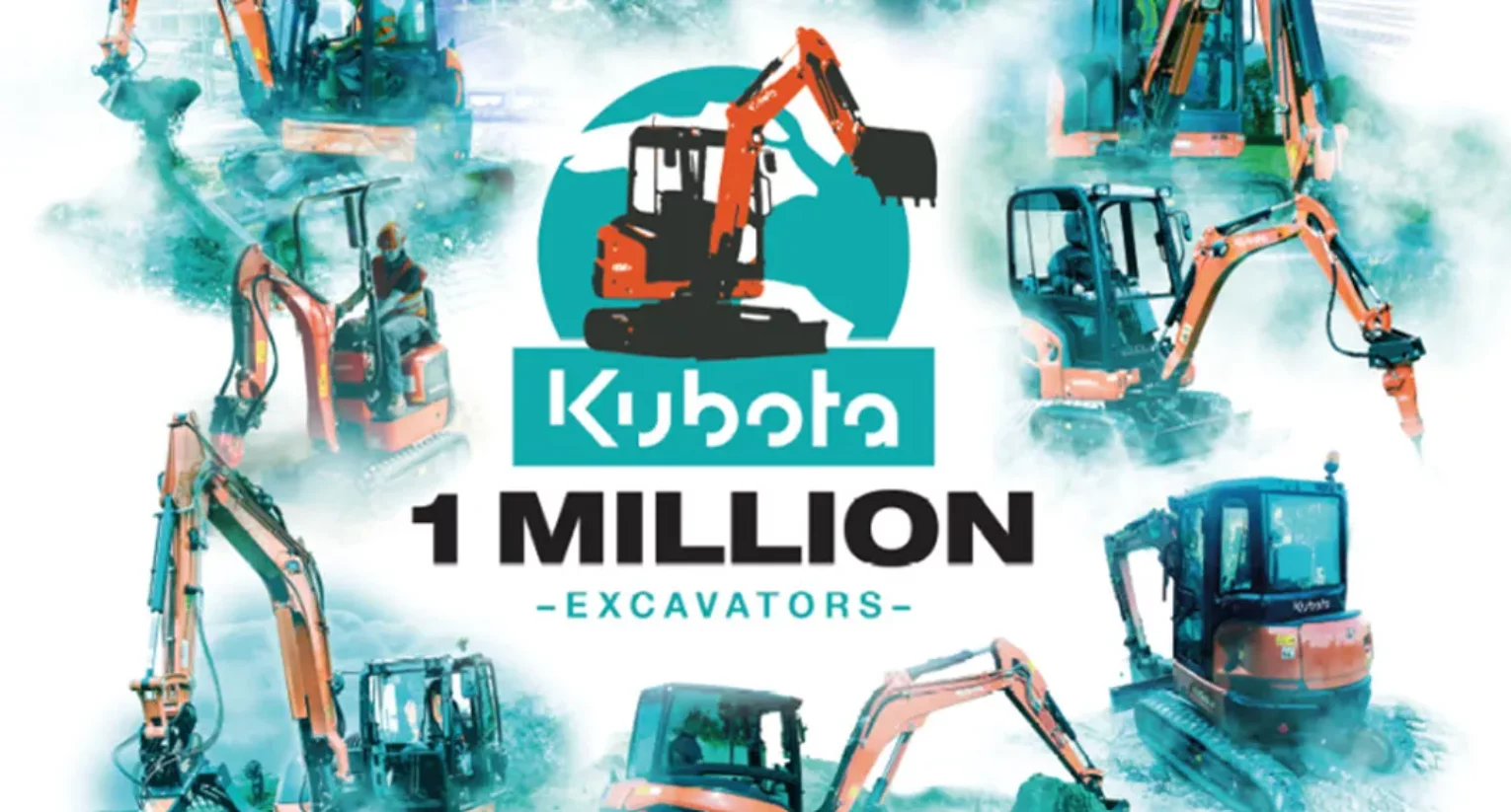 Kubota produces its one-millionth excavator