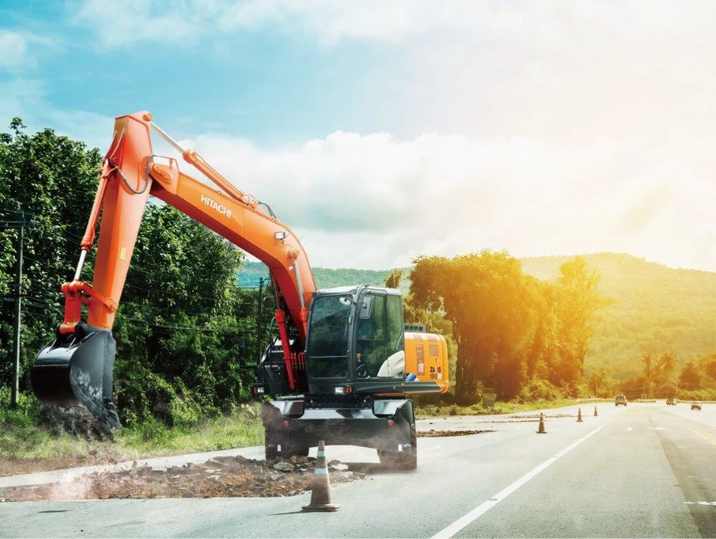 New arrival WHEELED EXCAVATORS