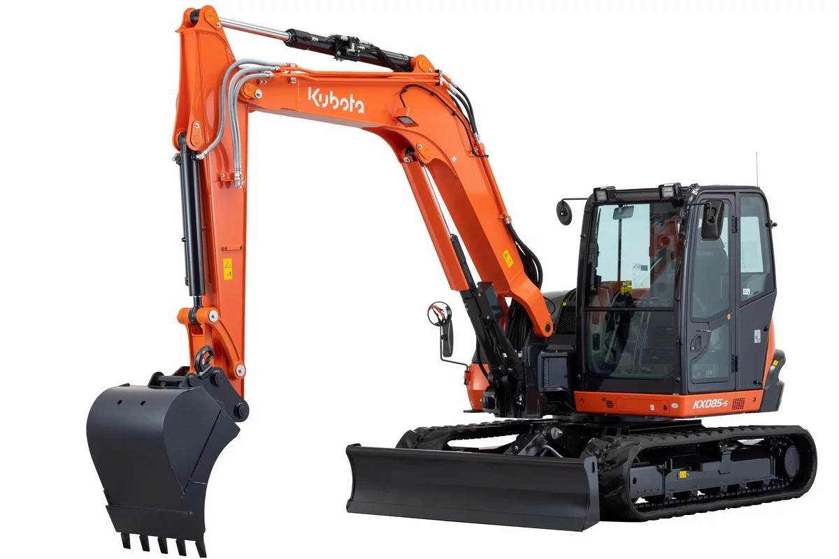 Kubota launches next-generation 8 tonne mini-excavator
