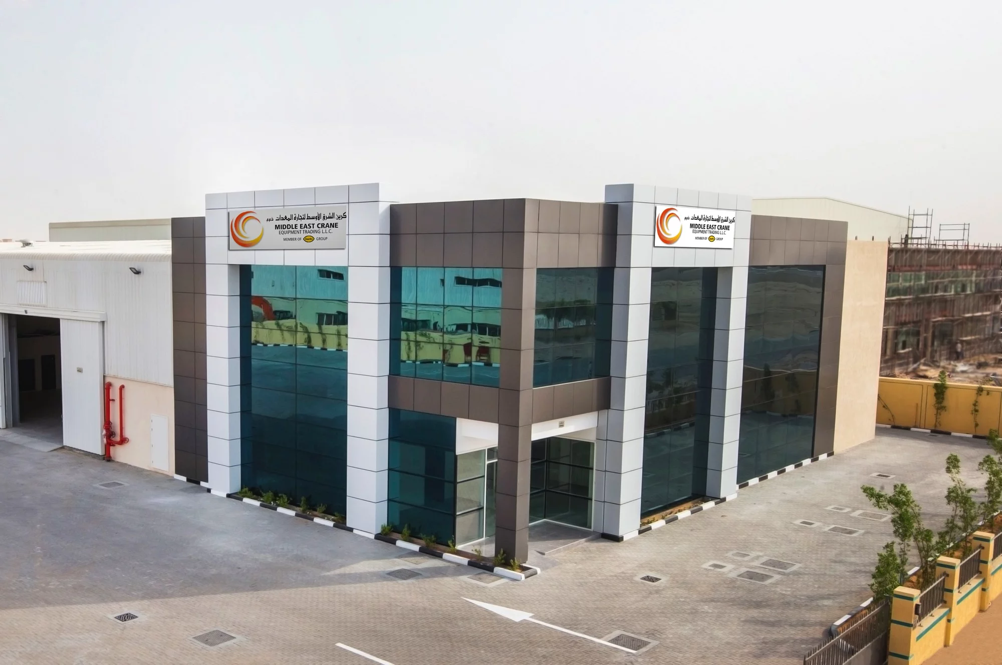 Progress new facilities under construction - Middle East Crane