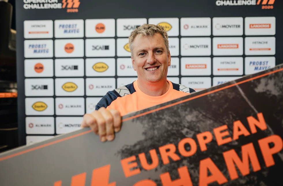 Guy Jacobs wins the international LANDCROS Operator Challenge