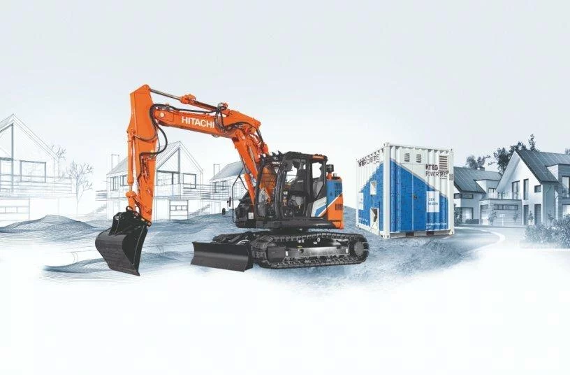Hitachi and KTEG present next generation of emission-free excavators with autonomous control at Bauma