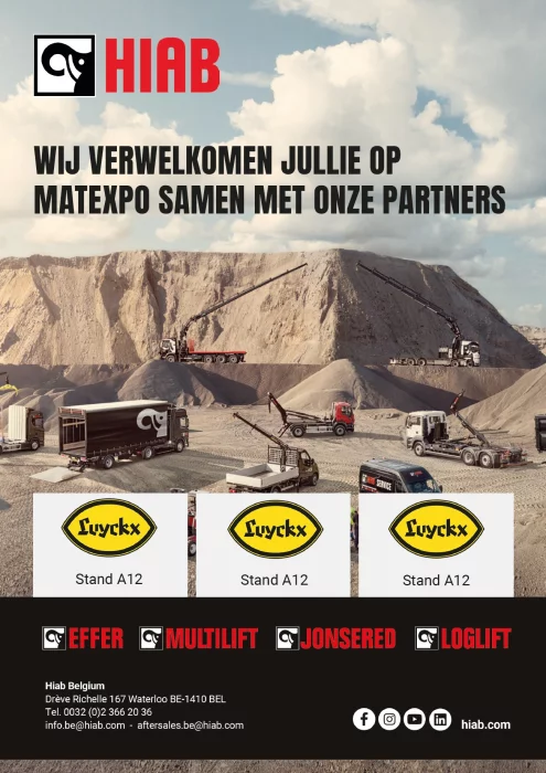 HIAB Belgium relies on a network of local partners