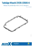 Image Hitachi lamp holder with work and strobe lights ZX135-235US-6