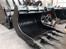 Image Demolition skeleton bucket