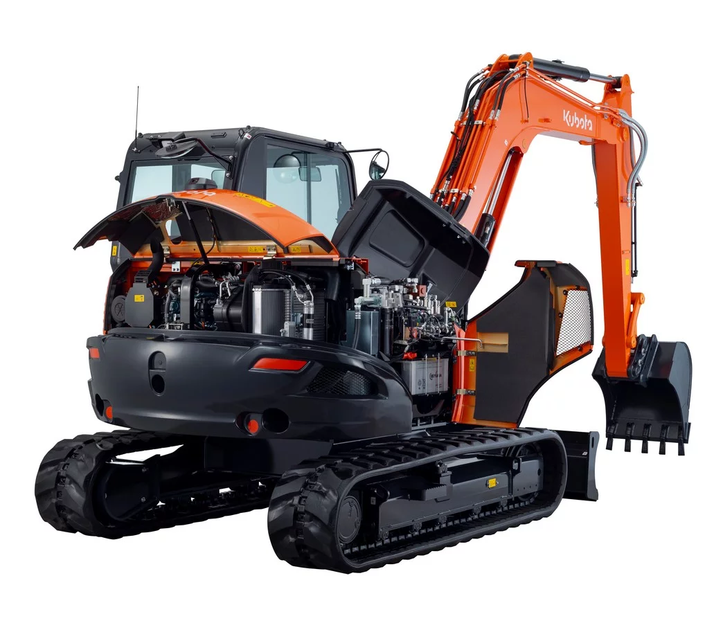 Kubota lance une midi-pelle de 8 tonnes de nouvelle génération