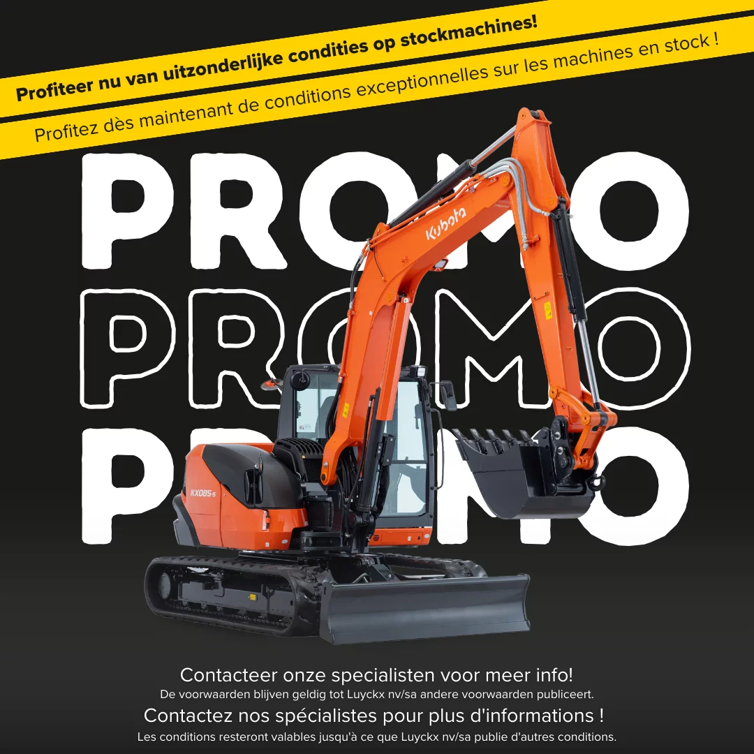 Conditions exceptionnelles sur les machines de stock Kubota