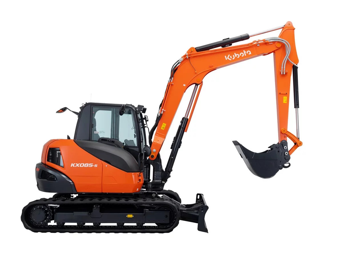 Kubota lance une midi-pelle de 8 tonnes de nouvelle génération