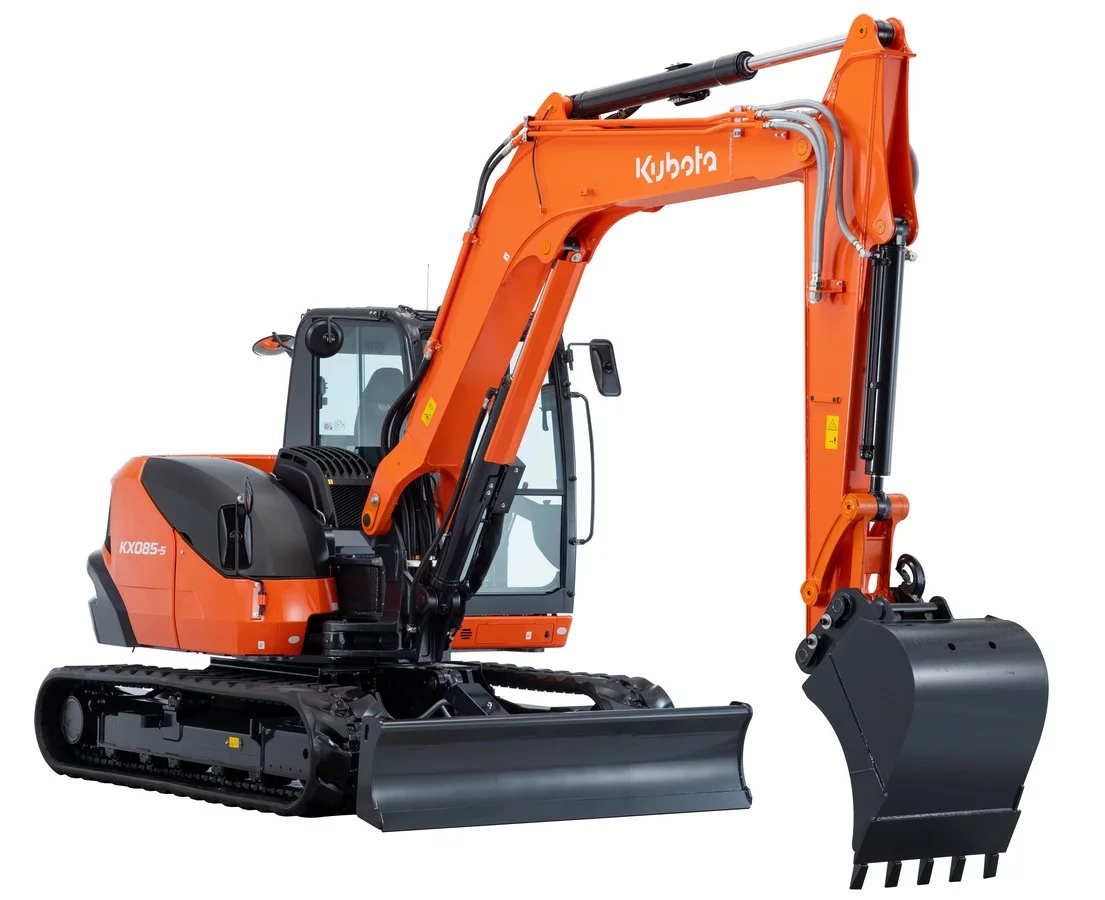Kubota lance une midi-pelle de 8 tonnes de nouvelle génération