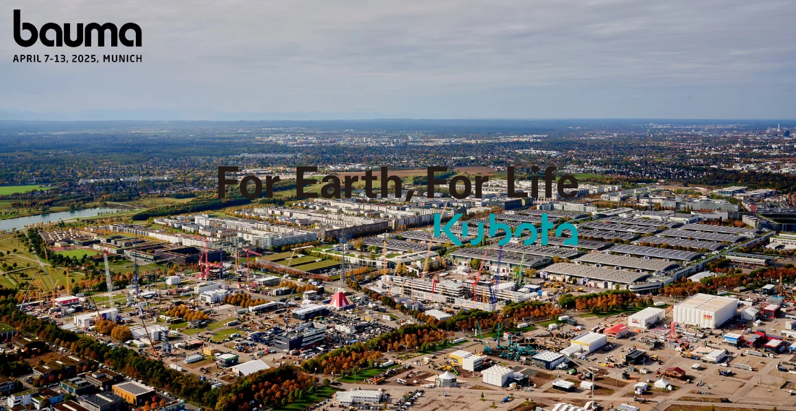 Kubota dévoile des machines pionnières à Bauma 2025