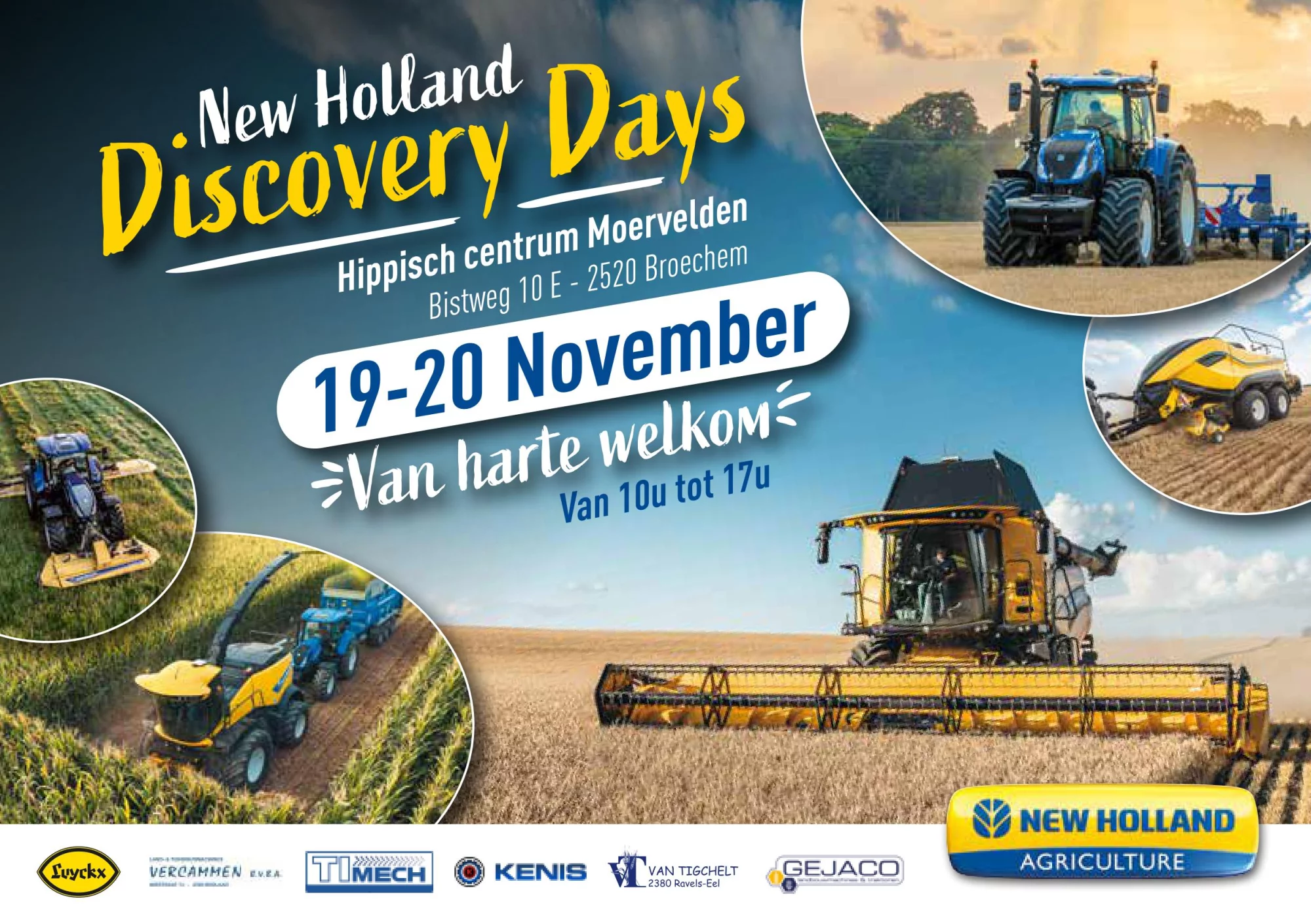 Réservez la date : week-end d'exposition New Holland