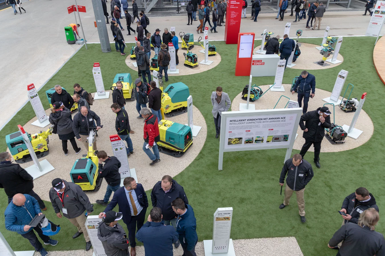 Ammann s’adapte aux mutations d’une industrie en pleine transformation au salon Bauma 2022