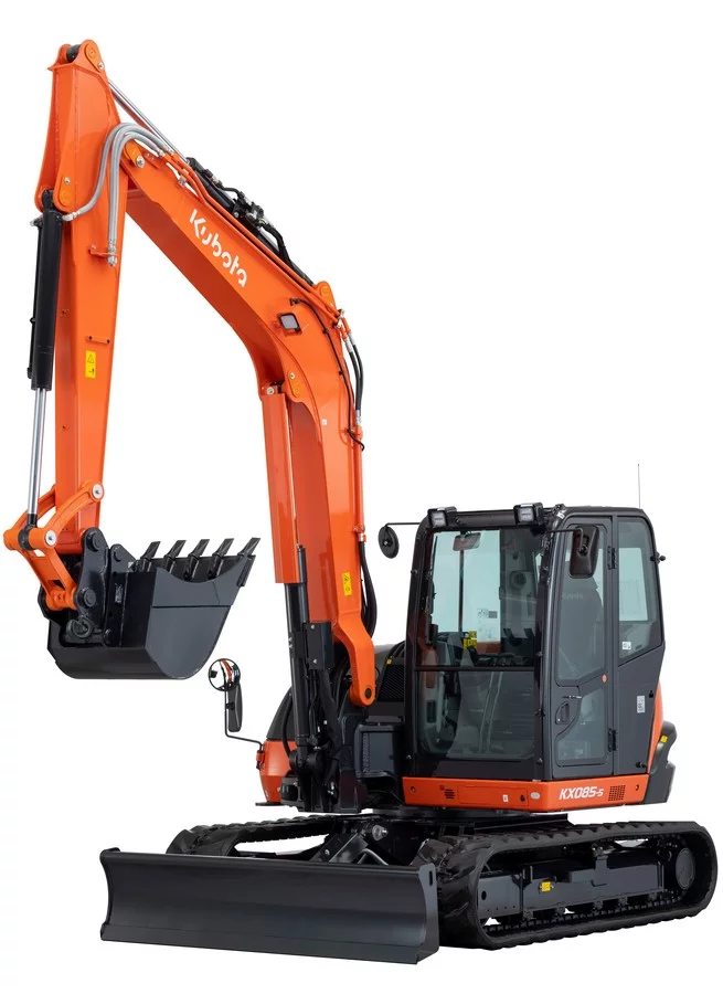 Kubota lance une midi-pelle de 8 tonnes de nouvelle génération