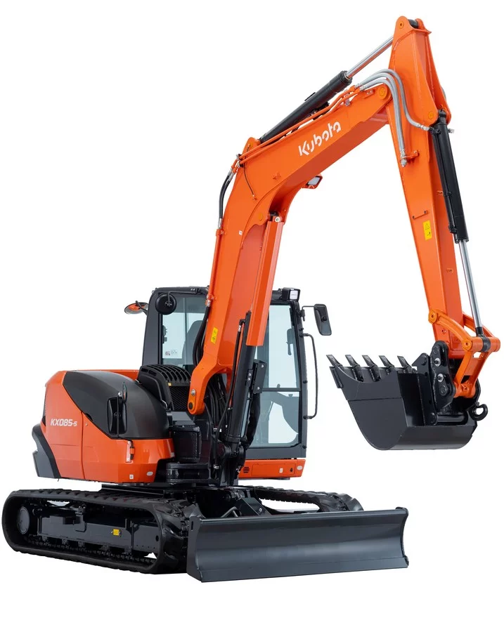 Kubota lance une midi-pelle de 8 tonnes de nouvelle génération