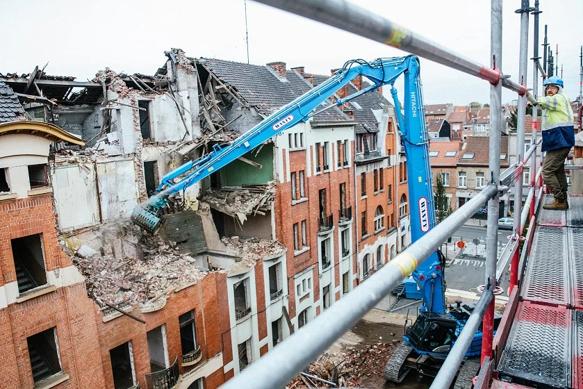 ZX490LCH-6 High Demolition en service chez WANTY GROUPE