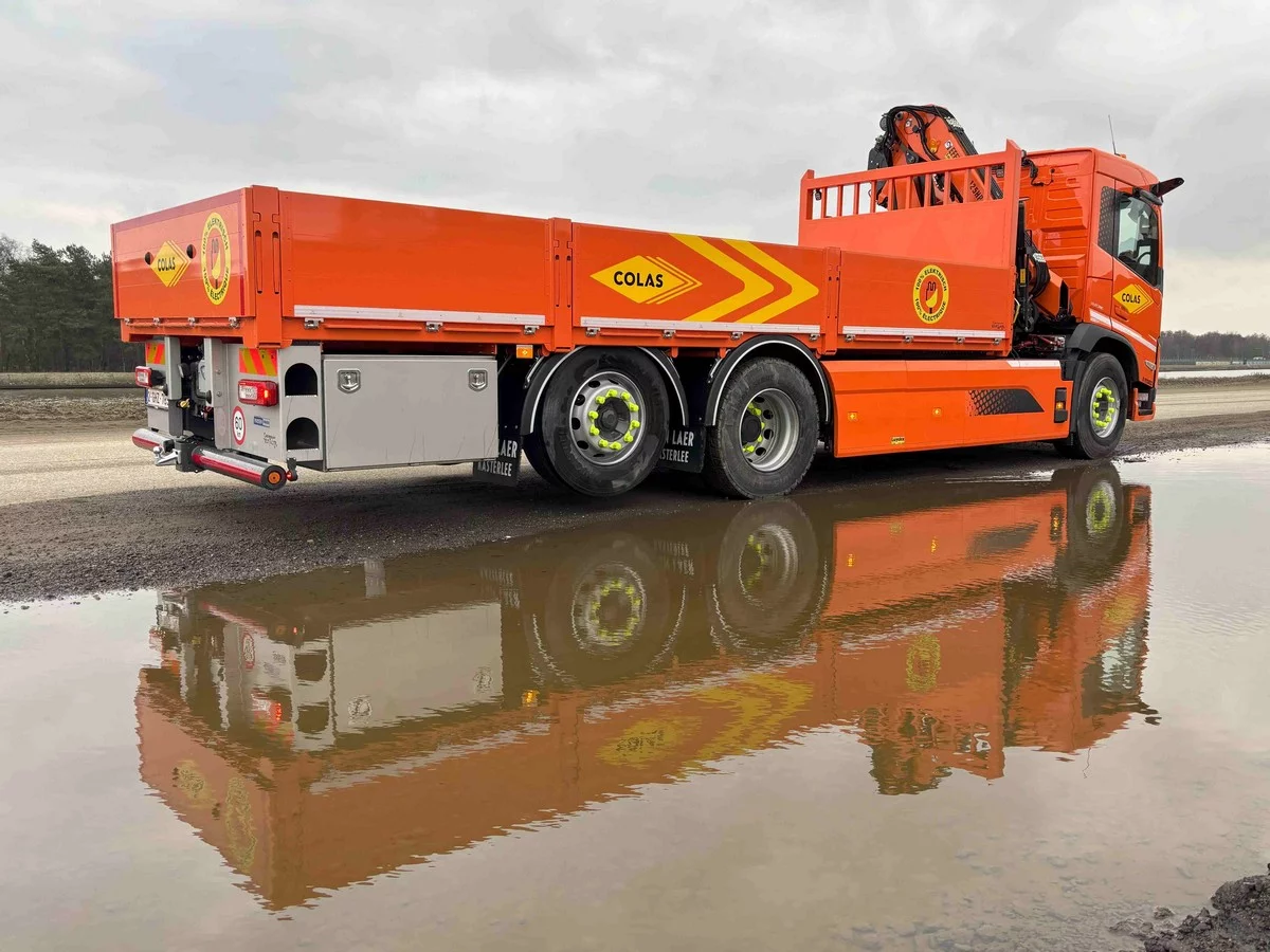 Colas Belgium met en service son premier Volvo FM Electric