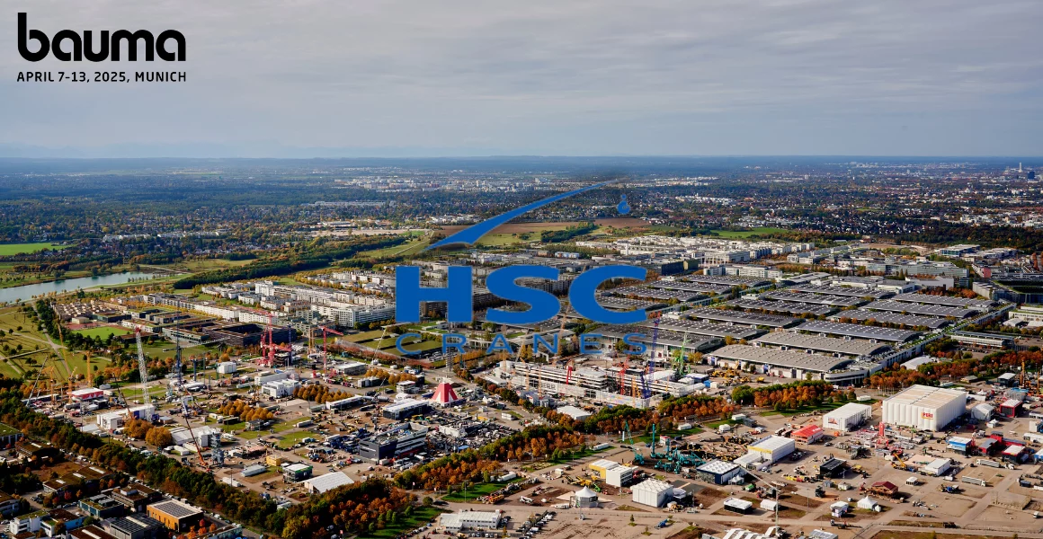 Découvrez les derniers modèles de grues HSC à bauma 2025