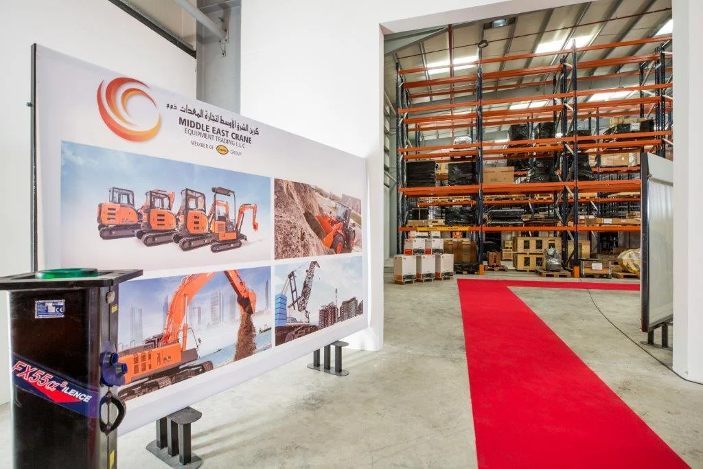 OUVERTURE  des nouvelles infrastructures Middle East Crane