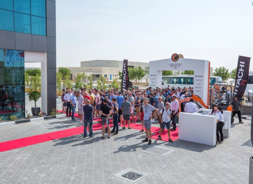 OUVERTURE  des nouvelles infrastructures Middle East Crane