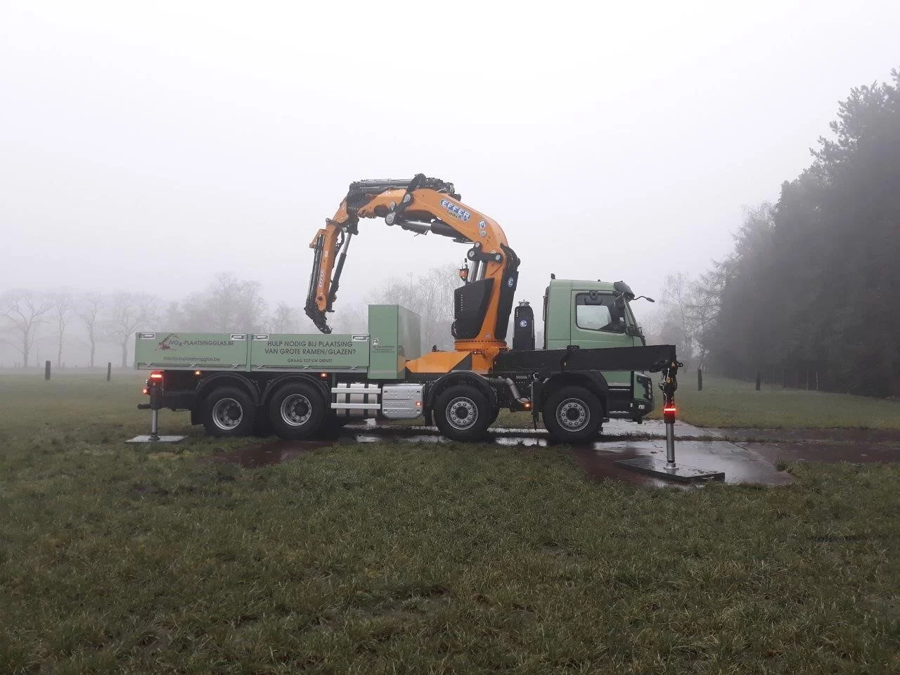 Livraison d’une machine ? Effer 955-8S + JIB 6S avec V-stab (stabilité à 360°)