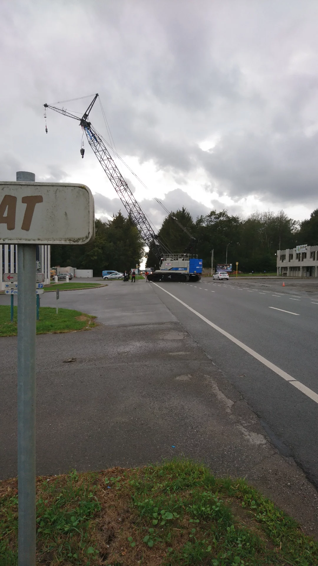 Grue à cable 80 tonnes pour ICM