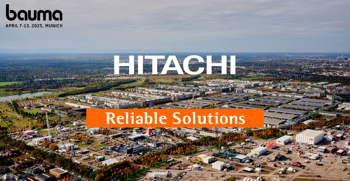 Découvrez le stand innovant d'Hitachi au salon bauma 2025 en 3D